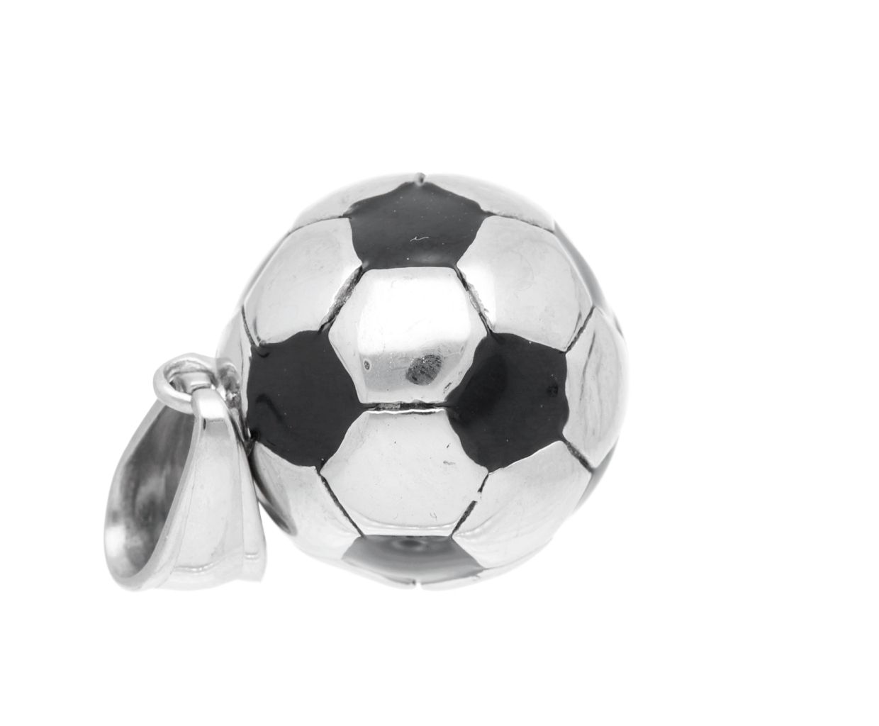 Ewena Přívěsek fotbalový míček z oceli + dárkové balení