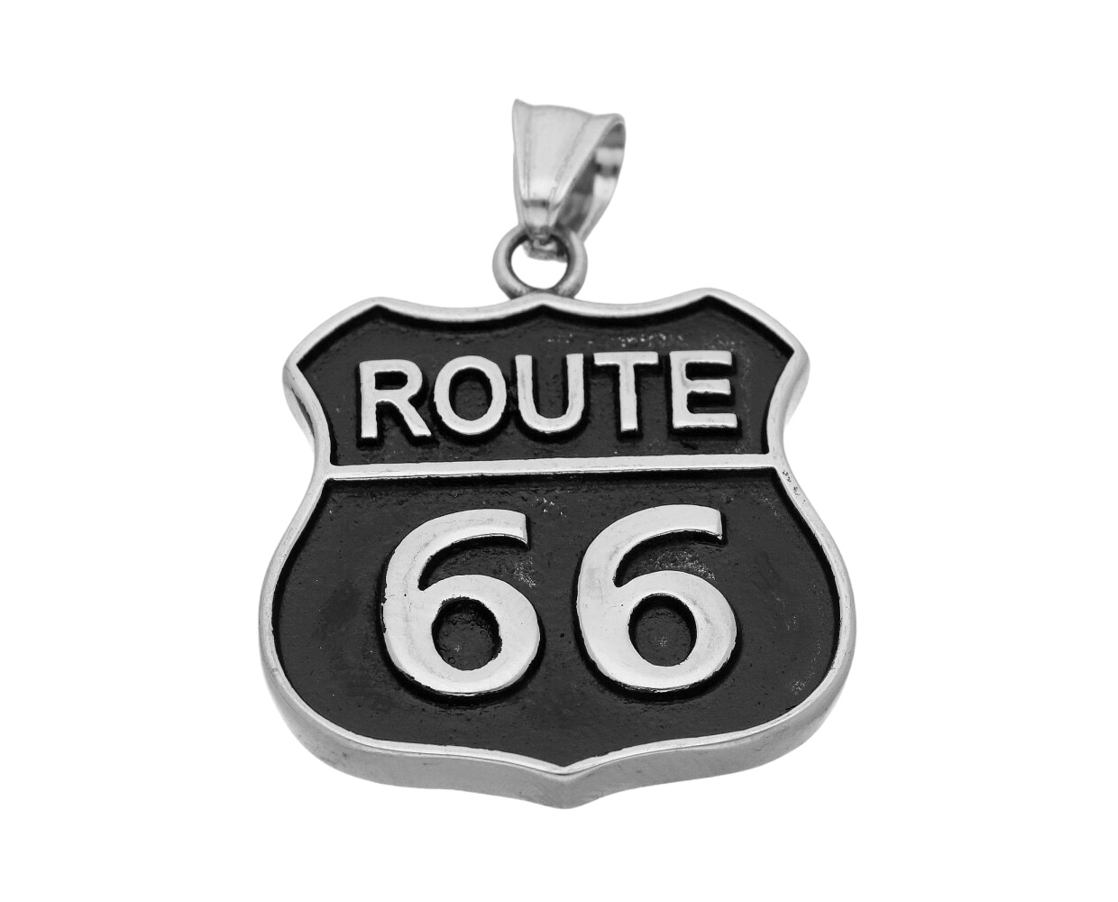 Ewena Přívěsek Route 66 z oceli: Styl, historie a nekonečné dobrodružství na vašem krku + dárkové balení