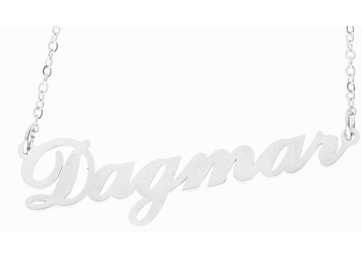 Ewena Řetízek z oceli se jménem Dagmar stříbrný + dárkové balení