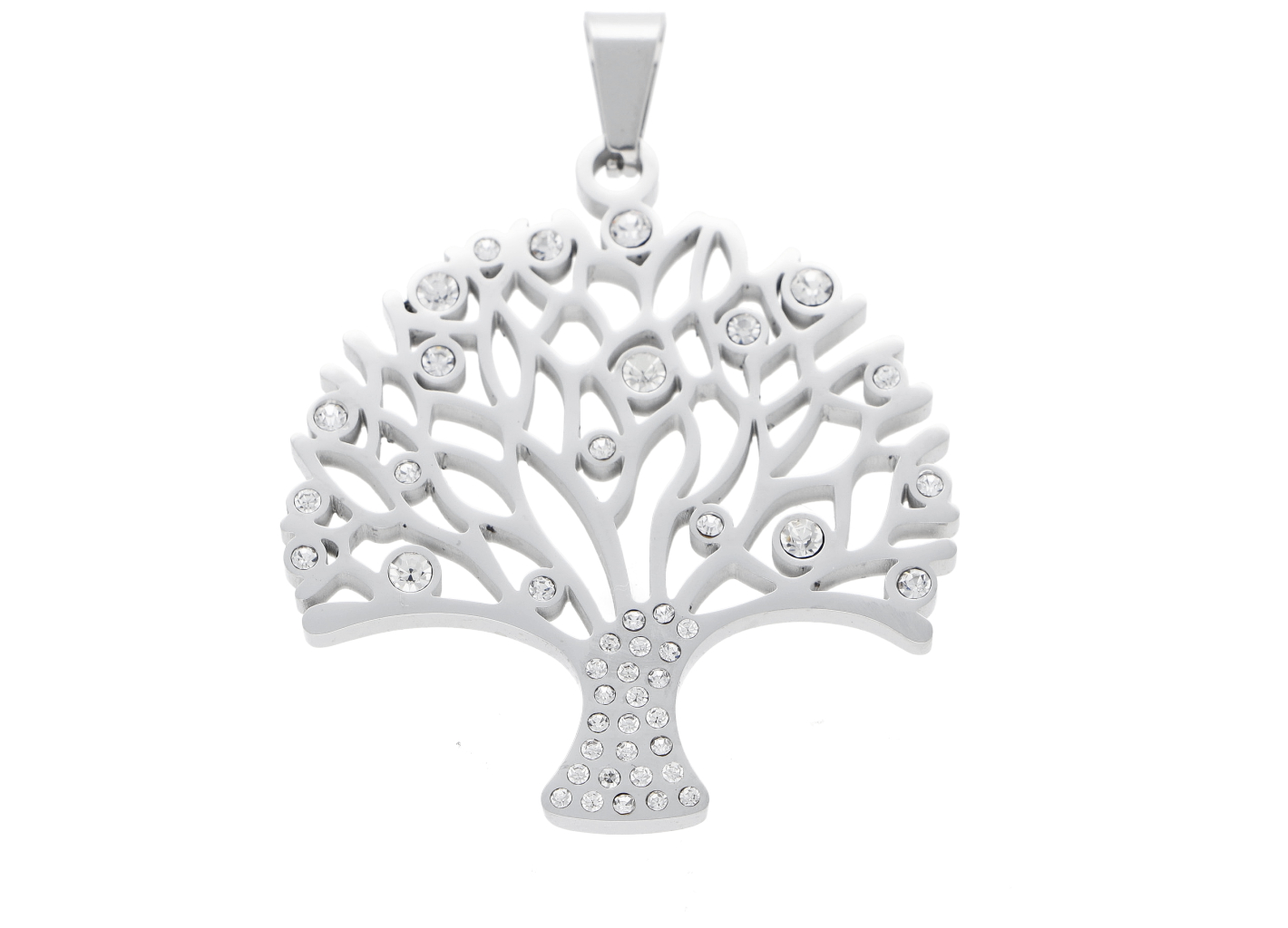 Ewena Řetízek s přívěskem strom života s krystaly ST995 + dárkové balení