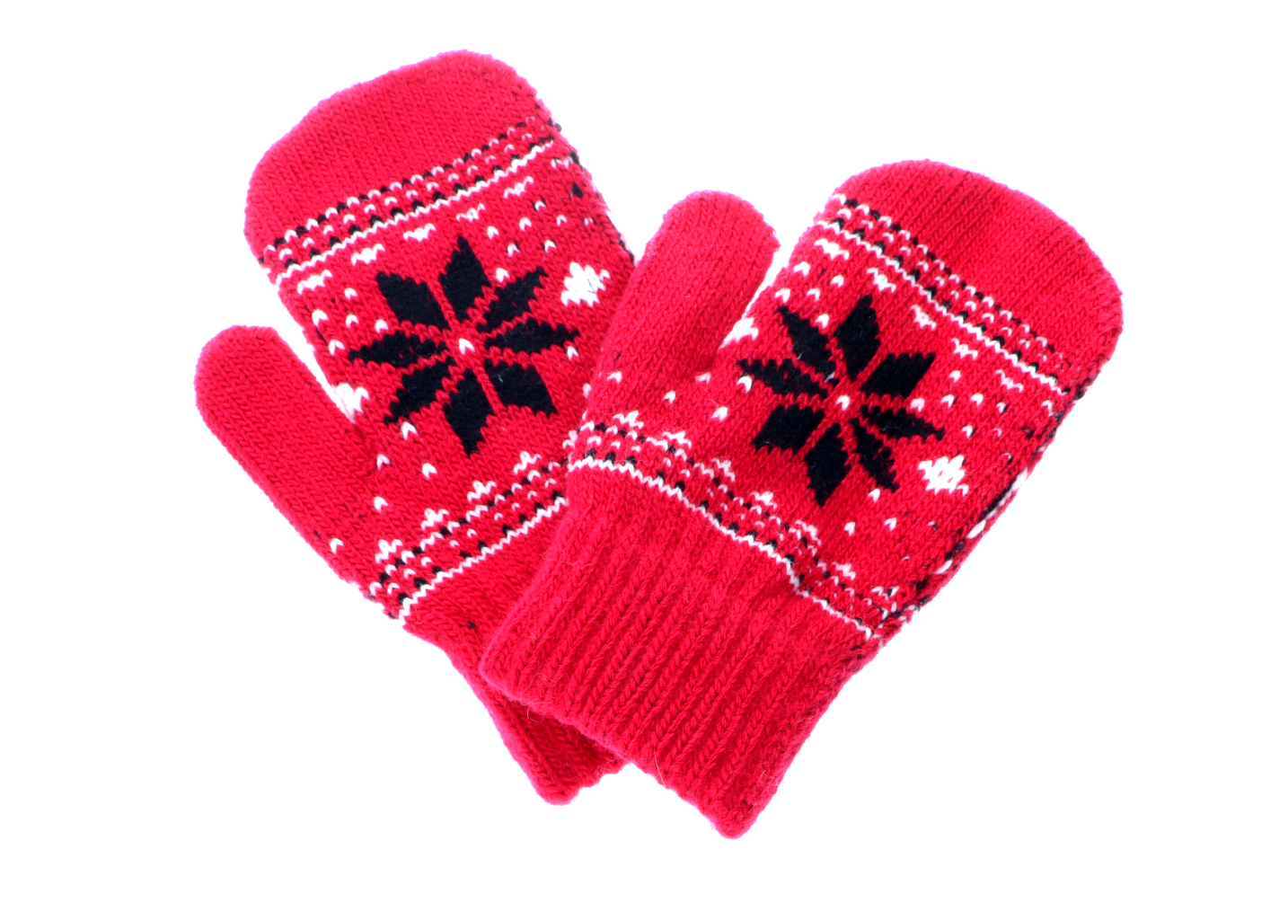 Ewena Dětské teplé palečkové rukavice s motivem - různé barvy Barva: Bordová