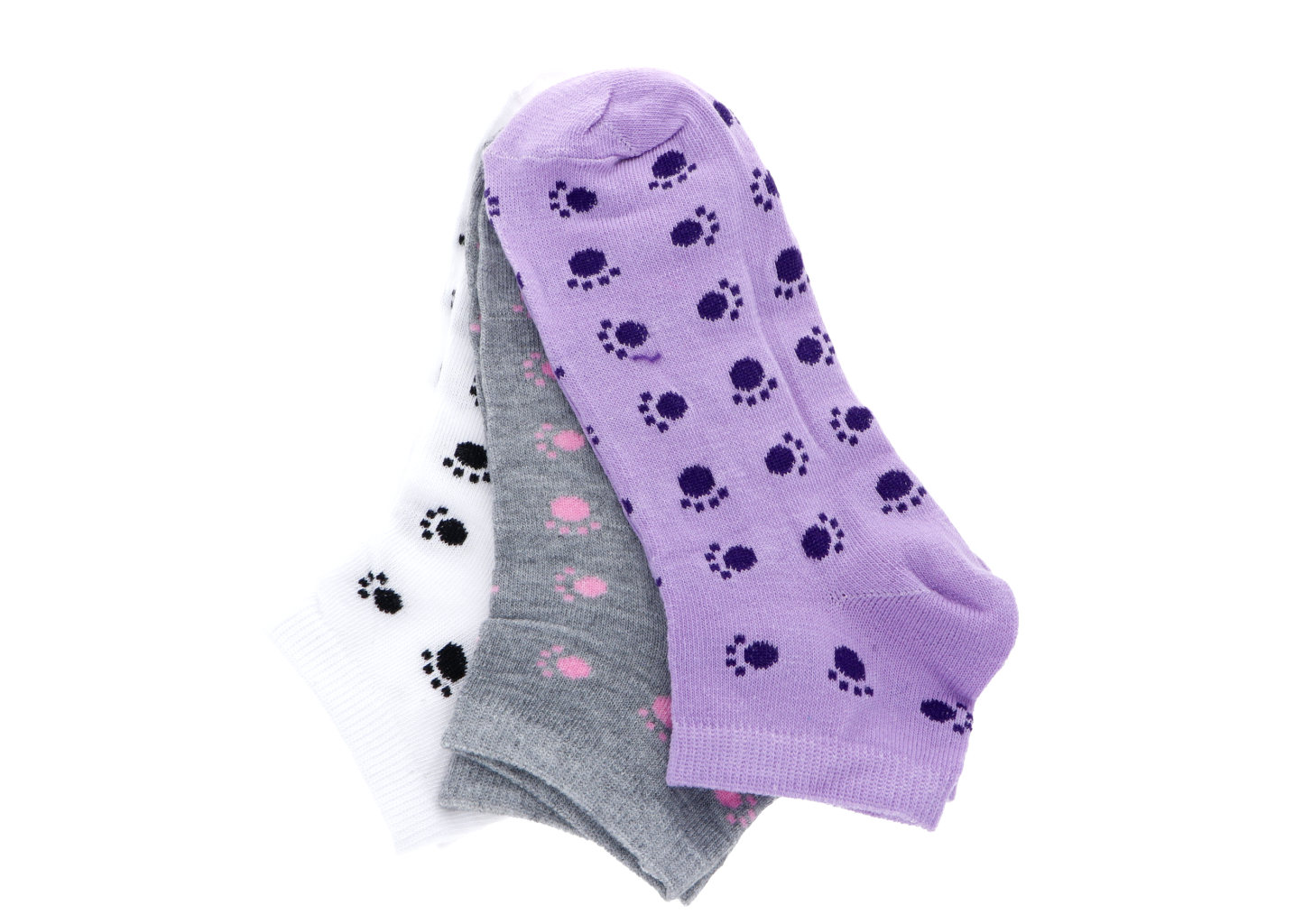 PESAIL Kotníkové ponožky 3 pack různé barvy 39-42