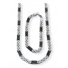 Pánský náhrdelník s náramkem z chirurgické oceli / řecký klíč KA920  + dárkové balení