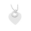 Ocelový přívěsek srdce s řetízkem  + dárkové balení