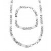 Pánský náhrdelník s náramkem z chirurgické oceli KA382  + dárkové balení