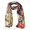 Šátek dlouhý umělé hedvábí oboustranný