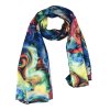 Šátek dlouhý umělé hedvábí oboustranný