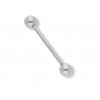Piercing činka stříbrná z chirurgické oceli 1,8 cm