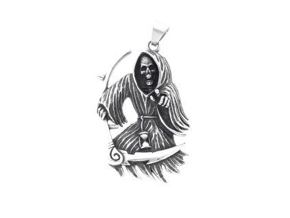 8235 ocelovy privesek s lebkou