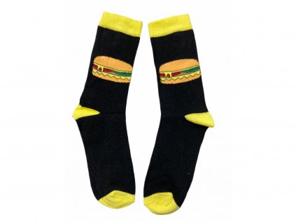 10494 vysoke ponozky hamburger velikost 38 42