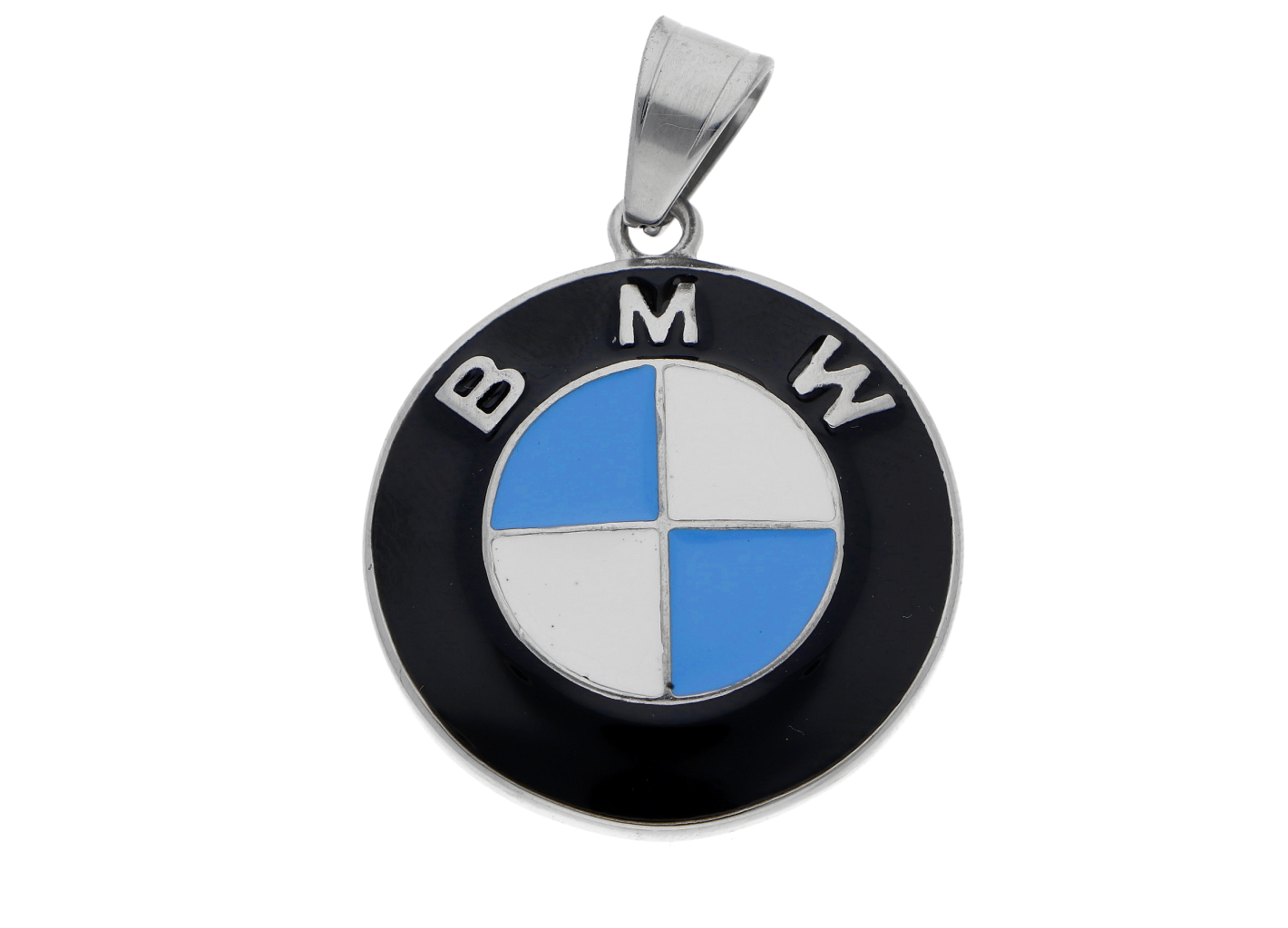 Ewena Oceľový prívesok BMW + Darčekové balenie