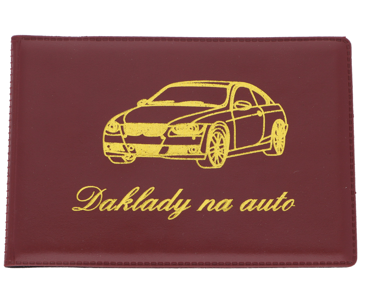 Ewena Puzdro na doklady do auta červený