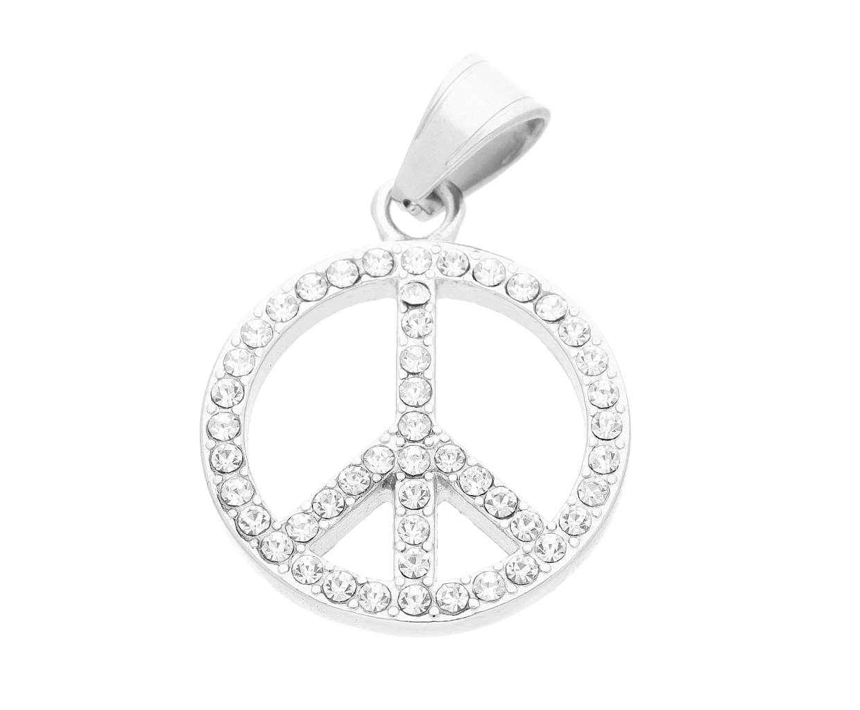 Ewena Oceľový prívesok "hippies" + Darčekové balenie