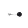 8028 piercing krystalova kulicka cerna