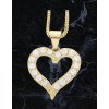 6581 2 retizek s priveskem srdce gold
