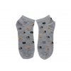 Členkové bambusové ponožky šedé (Veľkosť 35-38)