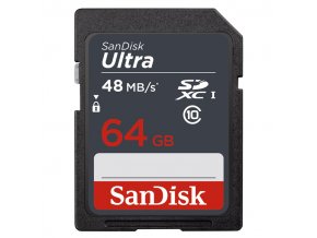 Sandisk Ultra SDXC 64 GB 48 MB/s Class 10 UHS-I