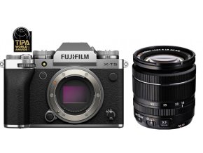 Fujifilm X-T5 + XF 18-55mm f/2.8-4 R LM OIS strieborný