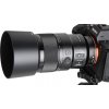 Sony FE 90mm Macro OSS Lens Angle with Hood