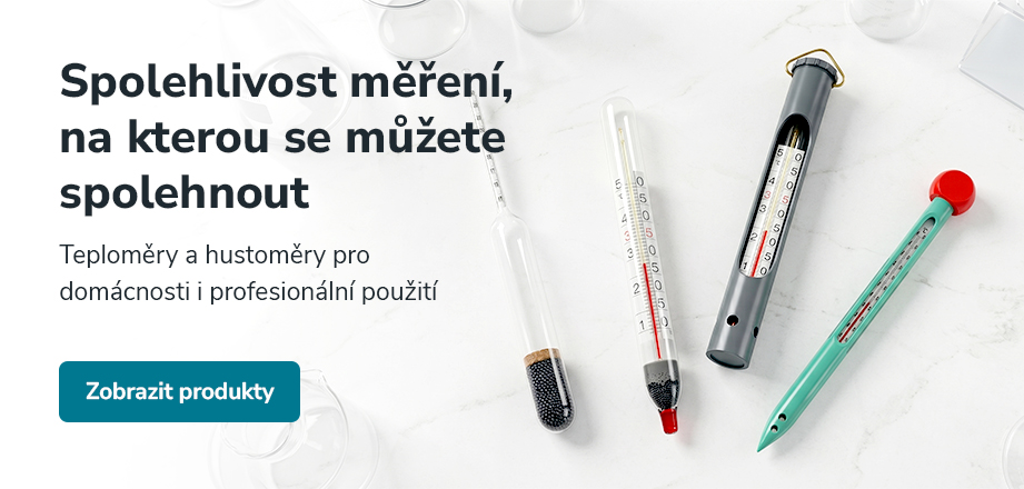 Teploměry a hustoměry