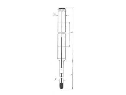 566 kotlovy teplomer typ 160 primy