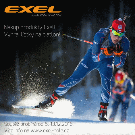 EXEL soutěž o lístky na biatlon v Novém Městě na Moravě, 2016