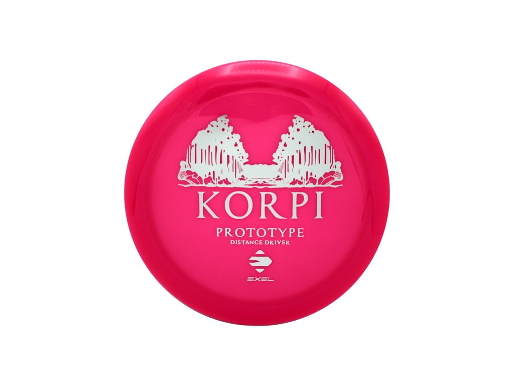 EXEL KORPI pink (12 6 -2 2), diskgolf disk