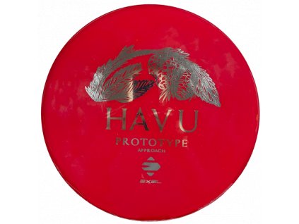 EXEL HAVU dark red/satingloss (4 4 0 0), diskgolf disk