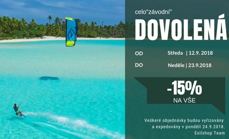 Celo"závodní" dovolená 12.9. - 23.9.2018