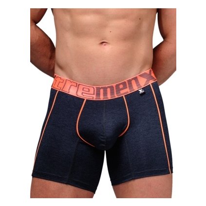 Pánské boxerky Xtremen Microfiber Boxer Live Dark Blue