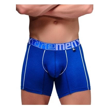 Pánské boxerky Xtremen Microfiber Boxer Live Blue King