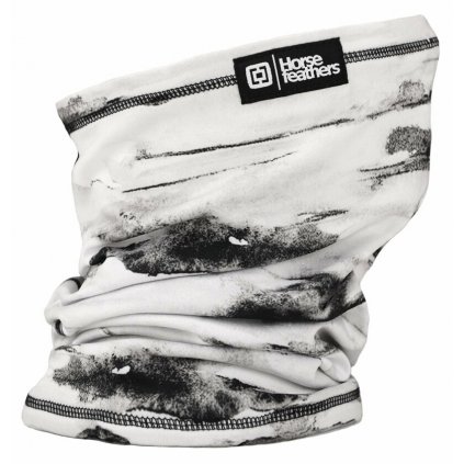 horsefeathers nakrcnik neck warmer printed white brush