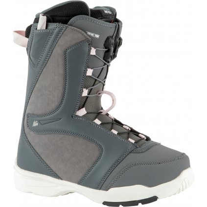 Nitro snowboard boty FLORA TLS CHARCOAL WHT ROSE P1