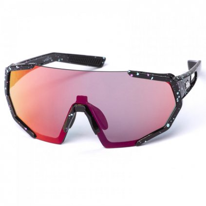 pitcha space r sunglasses black spot red