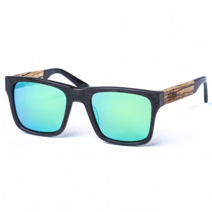 pitcha maasai iv sunglasses carbonize green zebra