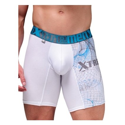 Pánské boxerky Xtremen Sports Boxer Print White