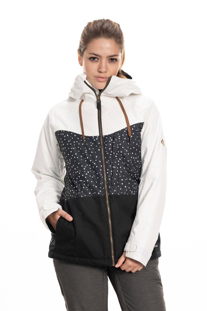 686 dámská zimní bunda Athena Jacket Black Angular Colorblock Velikost: S + doprava zdarma