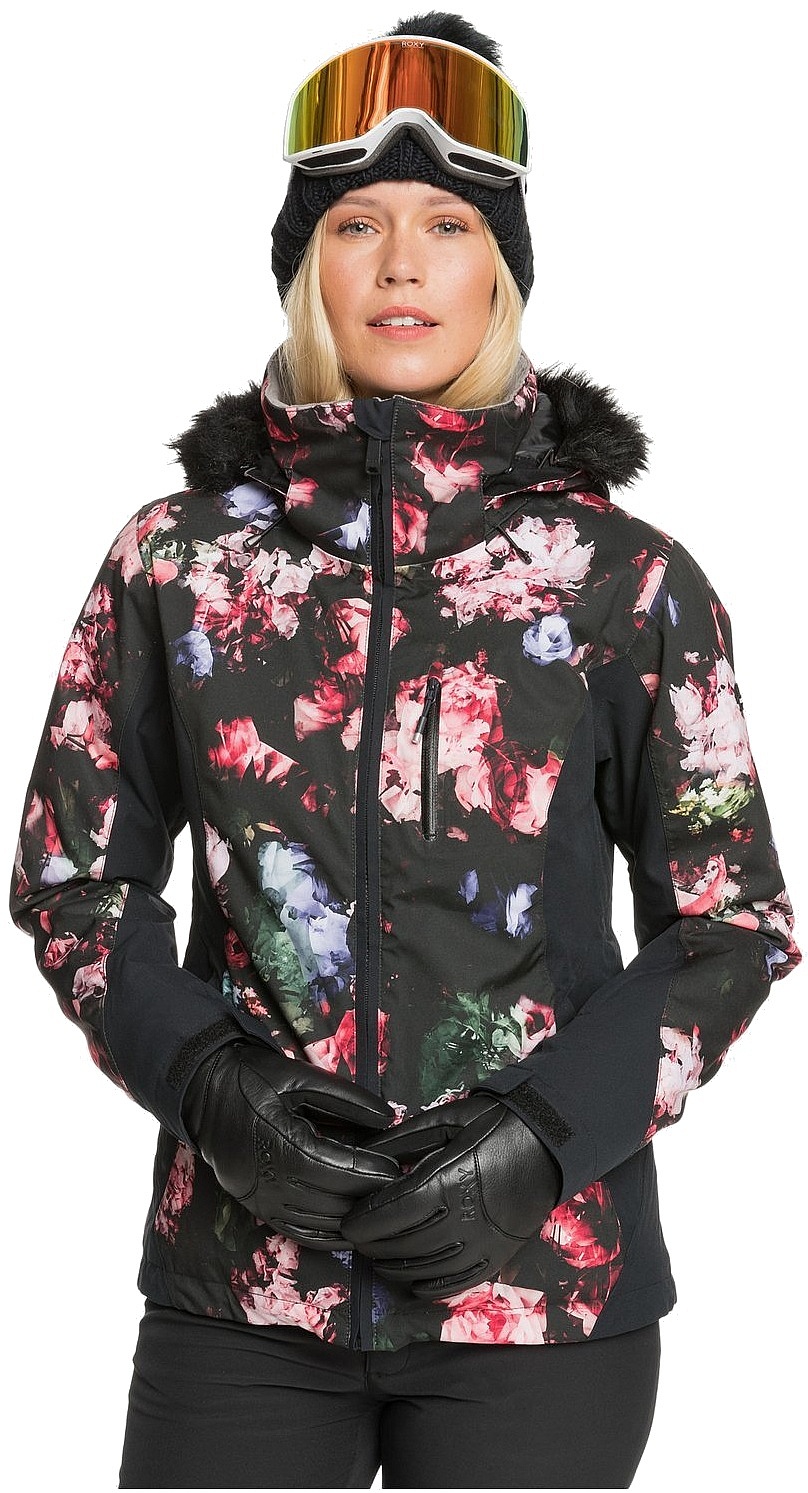 Roxy dámská zimní bunda Jet Ski Premium True black Blooming Party Velikost: S + doručení do 24 hod.