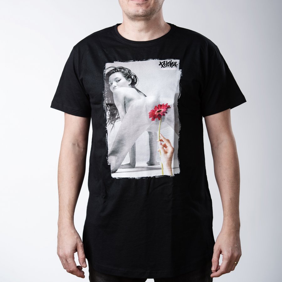 Pitcha triko Flower limited tee black Velikost: L