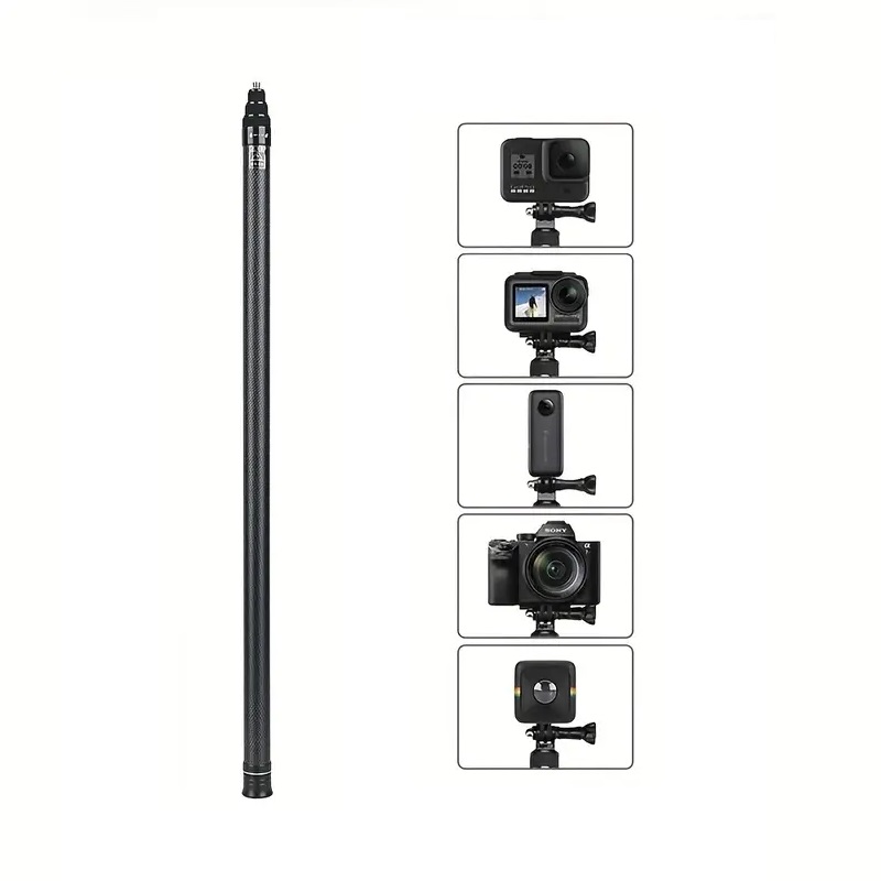 carbon Karbonová teleskopická tyč Monopod 3m pro Insta360, Gopro, DJi + doručení do 24 hod.