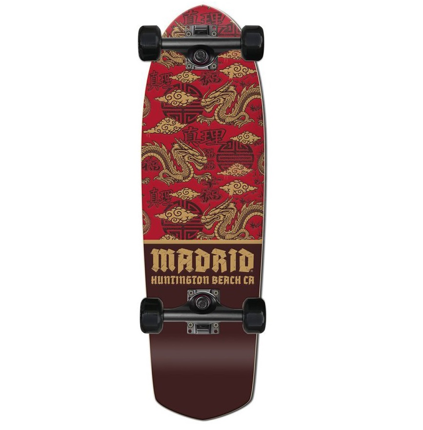 Madrid Picket Dragon Cruiser Longboard 28.5"