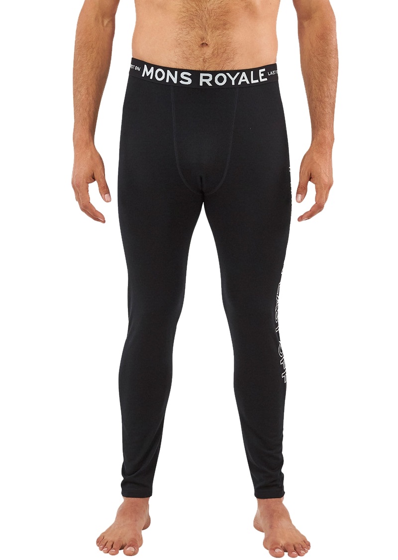 Mons Royale merino spodky Double Barrel Legging black Velikost: M + doručení do 24 hod.