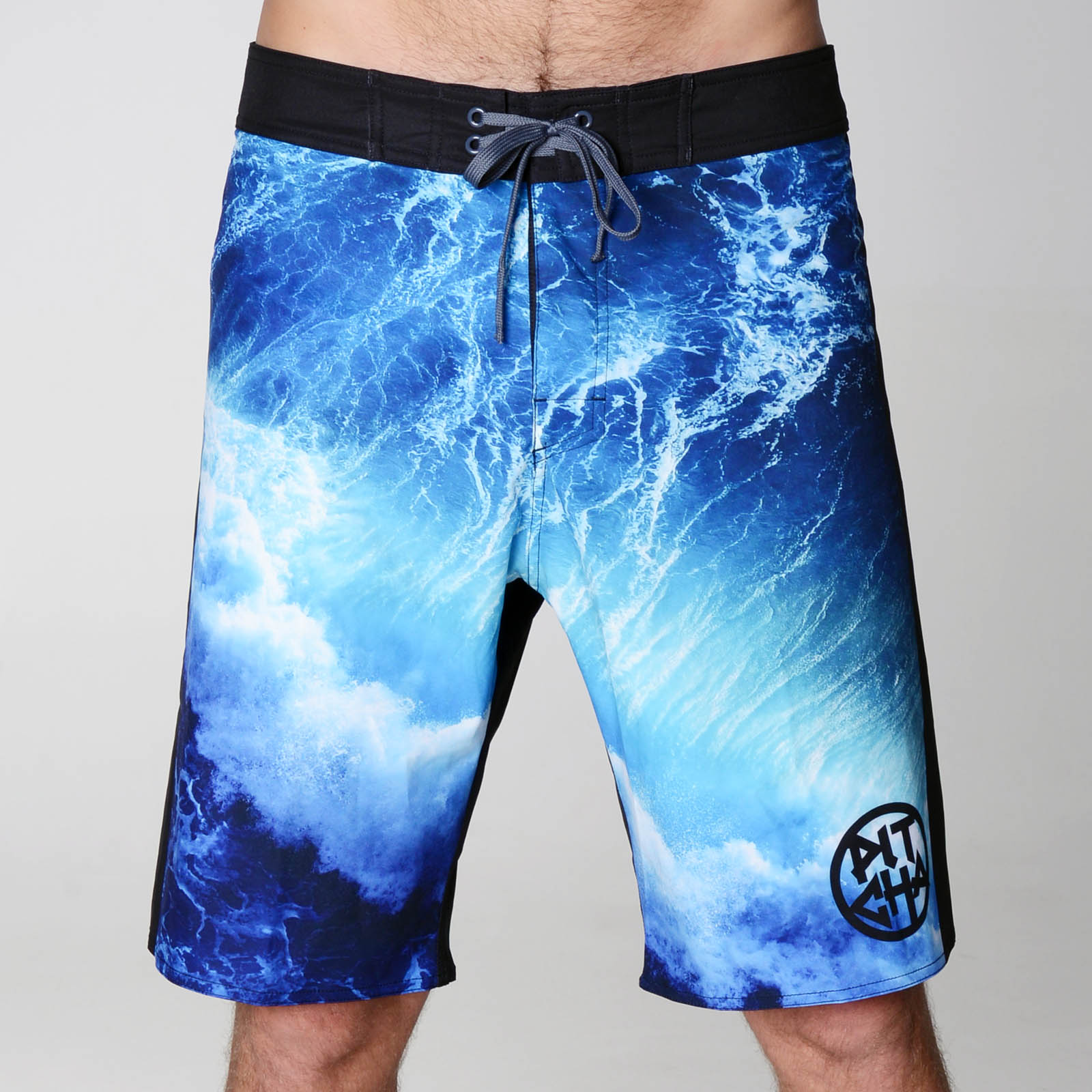 Pitcha šortky SPLASHER BOARDSHORT plavky Black/Blue Velikost: 36 + doručení do 24 hod.