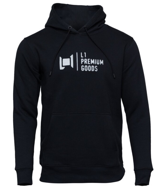 L1 Premium Goods mikina Logo hoodie black Velikost: L + doručení do 24 hod.