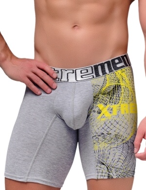 Xtremen boxerky Sports Boxer Print Gray Velikost: M + doručení do 24 hod.