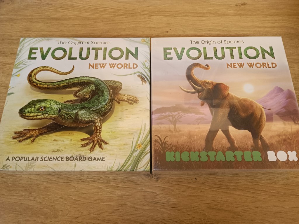 Evolution New World Kickstarter Master of the Evolution Pledge EN