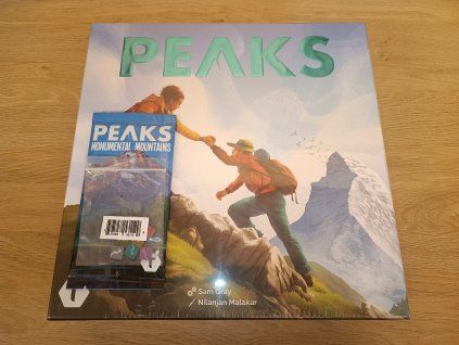 Peaks Deluxe Kickstarter Backpacker Pledge + Bonus Monumental Mountains ENG - very slightly damaged box
