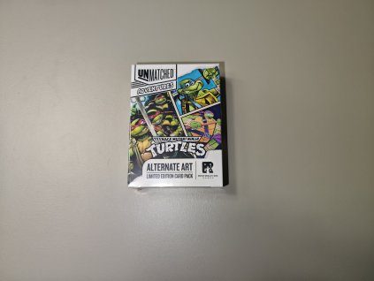 Unmatched Adventures Teenage Mutant Ninja Turtles Kickstarter Stretch Goals Alternate Art Card Pack ENG