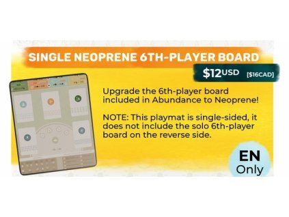 Earth Abundance Single Neoprene 6th-player Board Mat