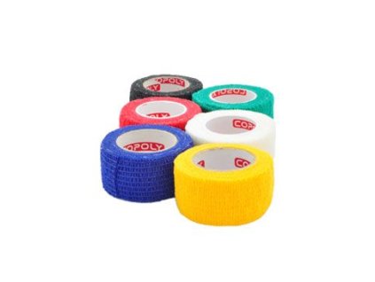 Obinadlo elast. CoPoly 2,5cm x 4,5m MIX 24ks